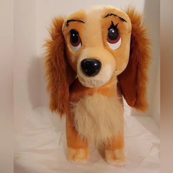 Vintage Disney Lady And The Tramp - Lady Stuffed Animal Dog Plush - Picture 2 of 8